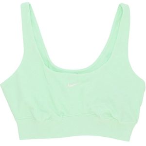 Nike - Chill Terry Cropped Tank Top - Groen - Dames