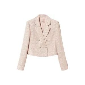 Twinset Blazers , Pink , Dames , Maat: XS