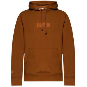 Maison Kitsuné, Heren, Sweatshirts & Hoodies, Bruin, Maat: S Katoen,