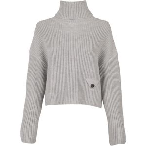 March23, Dames, Truien, Grijs, Maat: XS