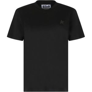 Golden Goose, Dames, Tops, Zwart, Maat: S Katoen,