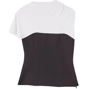 Karl Lagerfeld, Dames, Tops, Wit, Maat: M Zijde,