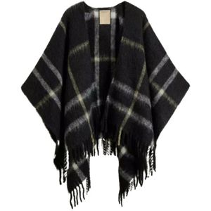 Woolrich, Dames, Jassen, Zwart, Maat: ONE Size Wol,