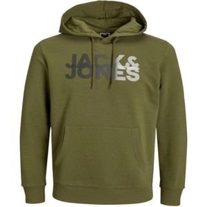 Jack & Jones, Heren, Sweatshirts & Hoodies, Groen, Maat: S