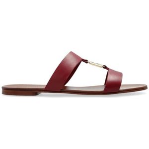 Dolce & Gabbana, Dames, Schoenen, Rood, Maat: 36 EU Leer,