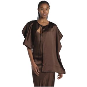 Birgitte Herskind, Dames, Jassen, Bruin, Maat: ONE Size Satijn,