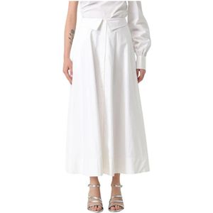 Karl Lagerfeld, Dames, Rokken, Wit, Maat: XS Nylon,
