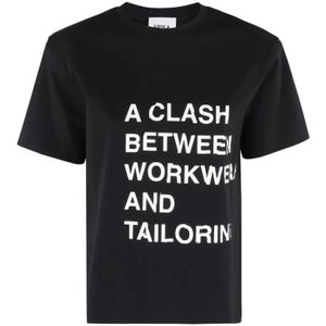 Erika Cavallini, Dames, Tops, Zwart, Maat: M