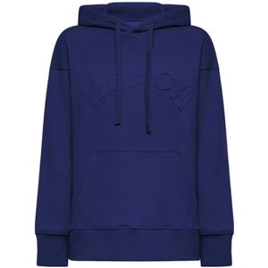 Silvian Heach, Dames, Sweatshirts & Hoodies, Blauw, Maat: XS Katoen,