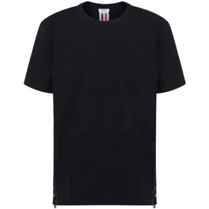 Thom Browne, Heren, Tops, Blauw, Maat: 2XL Katoen,