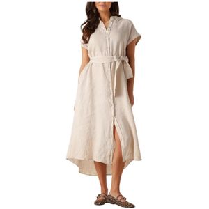 Knit-ted, Dames, Jurken, Beige, Maat: S