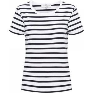 &Co Woman, Dames, Tops, Blauw, Maat: XS Katoen,