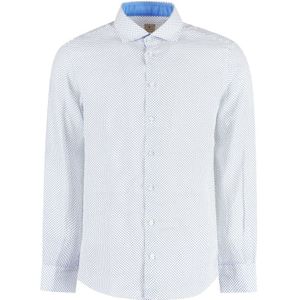 Bastoncino, Heren, Overhemden, Wit, Maat: 2XL Katoen,