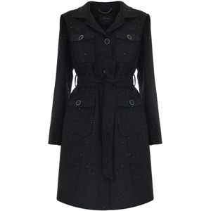 Kocca, Dames, Mantels, Zwart, Maat: S