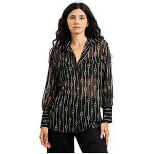 Pennyblack, Dames, Blouses & Shirts, Zwart, Maat: XS