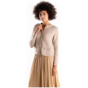 Marella, Dames, Truien, Beige, Maat: S Wol,