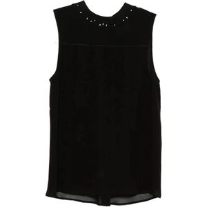 Forte Forte, Dames, Tops, Zwart, Maat: S