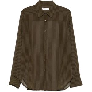 The Frankie Shop, Dames, Blouses & Shirts, Groen, Maat: M