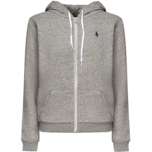 Polo Ralph Lauren, Dames, Sweatshirts & Hoodies, Grijs, Maat: M Katoen,