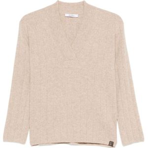 Max Mara, Dames, Truien, Beige, Maat: M