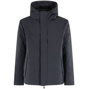 Save The Duck, Heren, Jassen, Zwart, Maat: M Nylon,