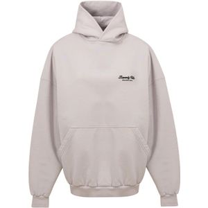 Balenciaga, Heren, Sweatshirts & Hoodies, Grijs, Maat: L Katoen,