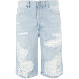 Dondup, Dames, Korte broeken, Blauw, Maat: W25 Denim,