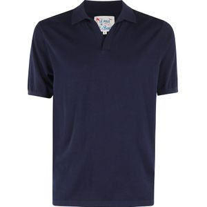 MC2 Saint Barth, Heren, Tops, Blauw, Maat: 2XL Katoen,