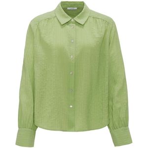 Opus, Dames, Blouses & Shirts, Groen, Maat: L