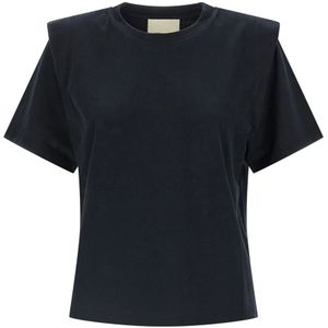 Isabel Marant, Dames, Tops, Zwart, Maat: XS Katoen,