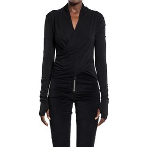 Thom Krom, Dames, Tops, Zwart, Maat: L Katoen,