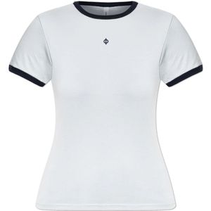 Samsøe Samsøe - T-shirt Sabond - Grijs - Dames - Katoen