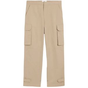 Ami Paris, Heren, Broeken, Beige, Maat: L Katoen,