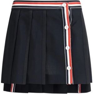 Thom Browne - Mini Rok - Zwart - Wol