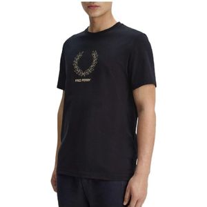 Fred Perry, Heren, Tops, Zwart, Maat: S Katoen,