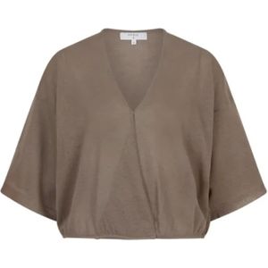 Dante 6, Dames, Blouses & Shirts, Bruin, Maat: M