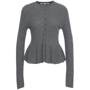 Second Female, Dames, Truien, Grijs, Maat: XS Wol,