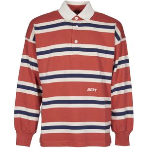 Autry, Heren, Tops, Rood, Maat: S Katoen,