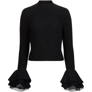 Nina Ricci, Dames, Truien, Zwart, Maat: XS