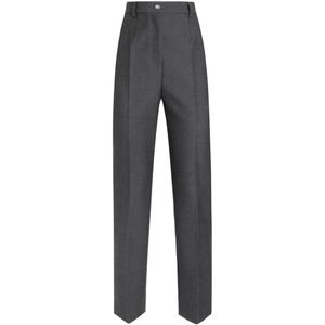 Dolce & Gabbana, Dames, Broeken, Grijs, Maat: XS