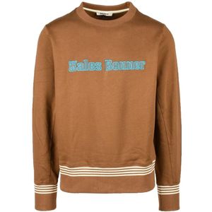 Wales Bonner, Heren, Truien, Bruin, Maat: XL Poliester,