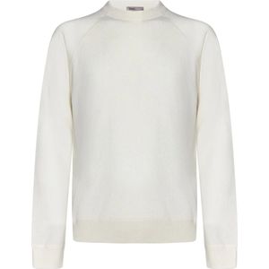 Herno, Heren, Sweatshirts & Hoodies, Wit, Maat: 4XL Kasjmier,