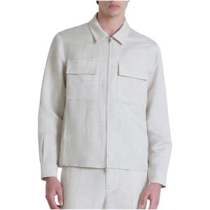 Antony Morato, Heren, Overhemden, Wit, Maat: L