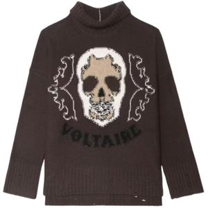 Zadig & Voltaire, Dames, Truien, Bruin, Maat: XS