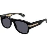 Gucci Vierkante zonnebril Gg1517S 001 , Black , Heren , Maat: 54 MM