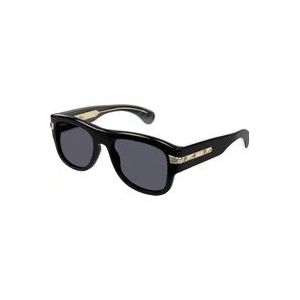 Gucci Vierkante zonnebril Gg1517S 001 , Black , Heren , Maat: 54 MM