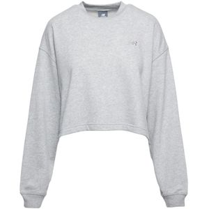 New Balance, Dames, Sweatshirts & Hoodies, Grijs, Maat: L Fleece,