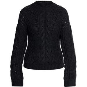 Moncler, Dames, Truien, Zwart, Maat: XS Wol,