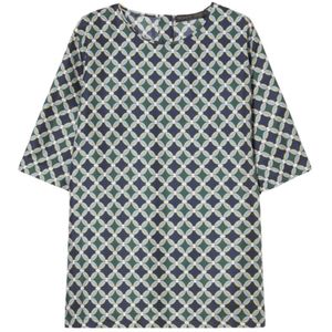Marina Rinaldi, Dames, Tops, Blauw, Maat: XL Zijde,