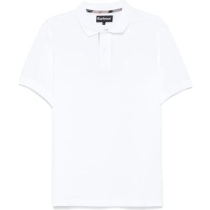 Barbour, Heren, Tops, Wit, Maat: S